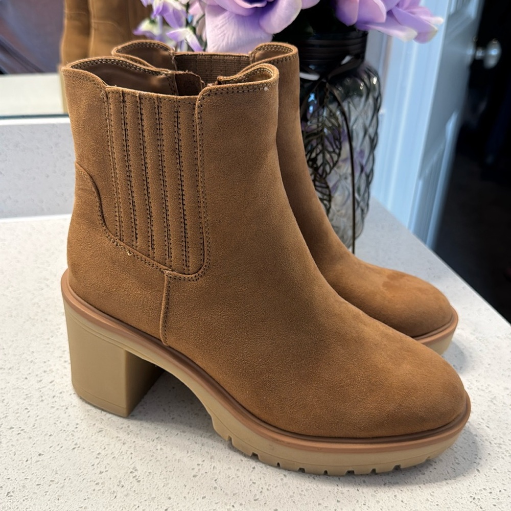 Tan boots
